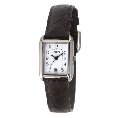 Men` Brown Leather Strap