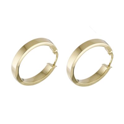 9ct gold creole earrings - Product number 6347908