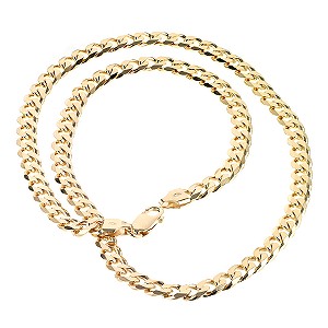 Silver Gold Plated 20 Curb Chain