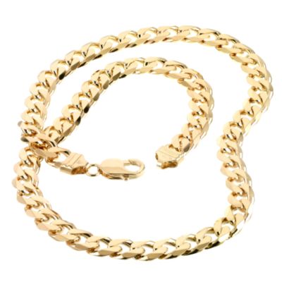 Sterling Silver Gold Plated 20" Curb Chain - Product number 6350607