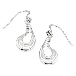 sterling Silver Double Loop Hook Earrings