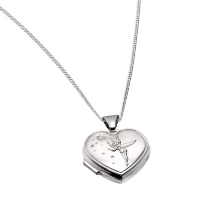 H Samuel Sterling Silver Diamond Set Fairy Locket