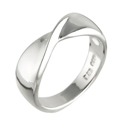 Silver Organic Ring - Size P