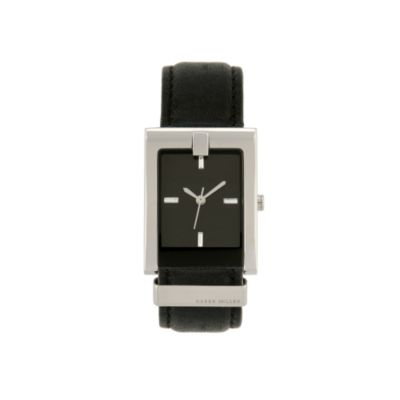 Karen Millen Slim Black Strap Watch - Product number 6354793