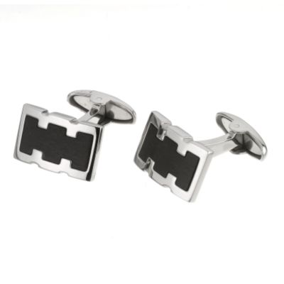 steel titanium cufflinks