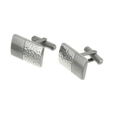 colibri hammered steel cufflinks