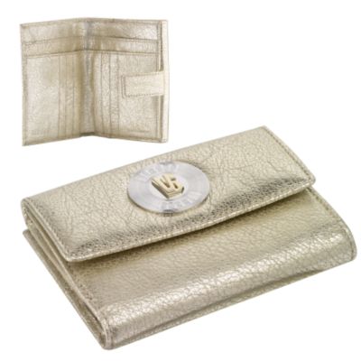 Versus ladies' small gold lame wallet - Product number 6358144
