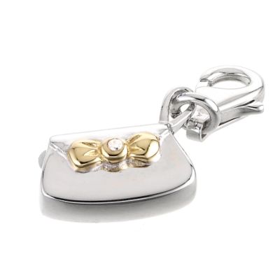 Hot Diamond Silver And Gold Plated Handbag Charm - Product number 6359175
