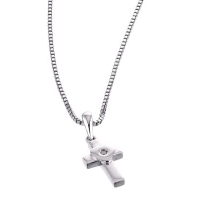 Hot Diamonds Sterling Silver Kids Heart Cross - Product number 6359280