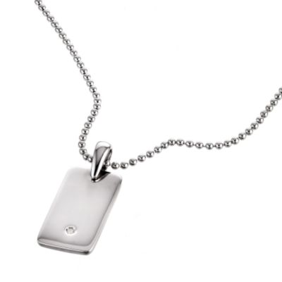 Hot Diamonds Kids Sterling Silver Tag Pendant