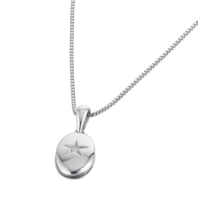 Hot Diamonds Kids Sterling Silver Oval Locket - Product number 6359345