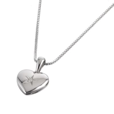 Hot Diamonds Kids Sterling Silver Heart Locket