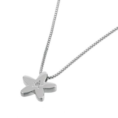 Hot Diamond Sterling Silver Flower Pendant - Product number 6359388