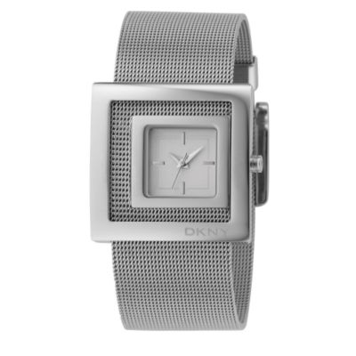 DKNY ladies' stainless steel mesh cuff watch - Product number 6359949