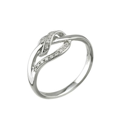 9ct white gold diamond wrap around ring - Product number 6367143