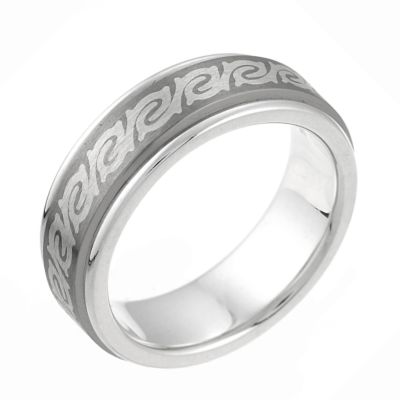 Titanium Patterned Ring - Product number 6379184