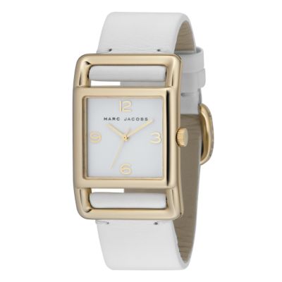 Marc by Marc Jacobs ladies' gold-plated rectangular dial watch - Product number 6384641