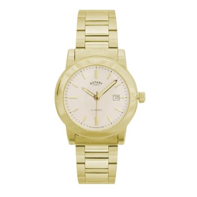 Rotary Classic Men's Gold-Plated Champagne Dial Bracelet Watch - Product number 6386164