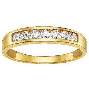 9ct Gold Cubic Zirconia Ring