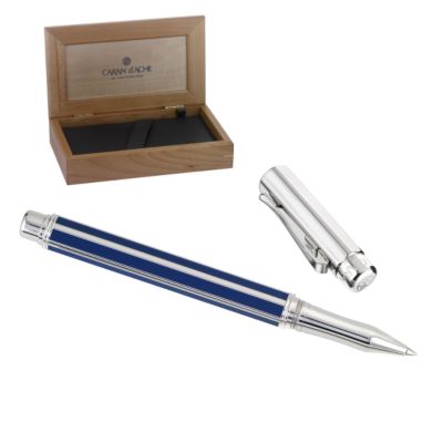 Caran d'Ache China Blue roller ball pen