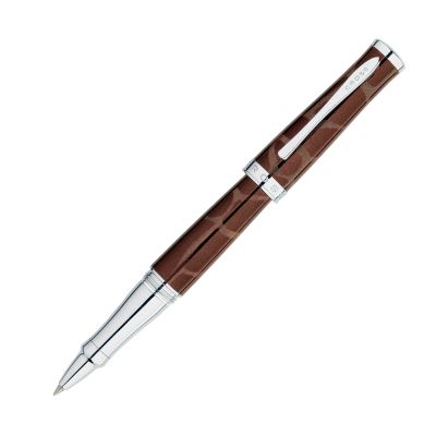 Cross Sauvage giraffe print roller ball pen at Ernest Jones