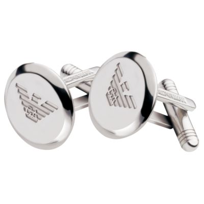 Emporio Armani men's silver cufflinks - Product number 6396240