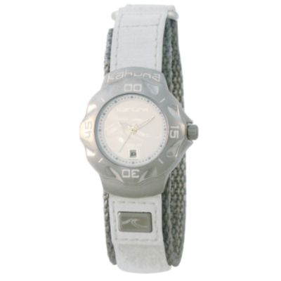 Kahuna Ladies' White Velcro Strap Watch - Product number 6396704
