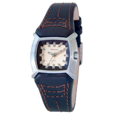 Kahuna Ladies' Brown Leather Strap Watch - Product number 6396755