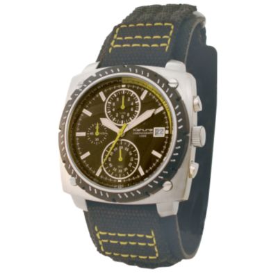 Kahuna Men's Black Velcro Strap Chronograph Watch - Product number 6396844