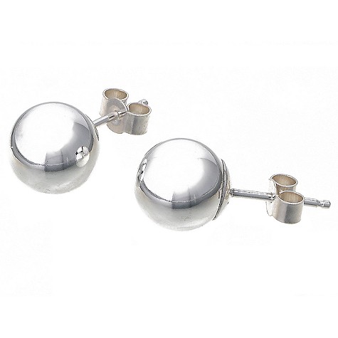 Sterling silver 8mm stud earrings