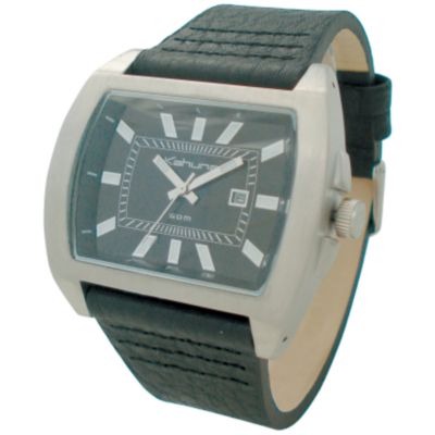 Kahuna Men's Black Leather Strap Watch - Product number 6397123