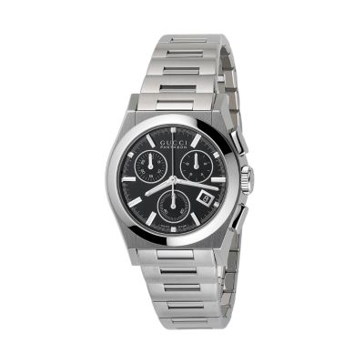 gucci Pantheon ladies black dial chronograph