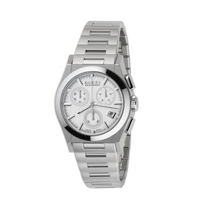 Pantheon ladies white dial chronograph