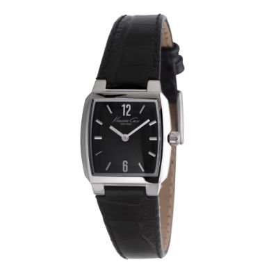 Kenneth Cole New York Ladies' Black Leather Strap Watch - Product number 6405738