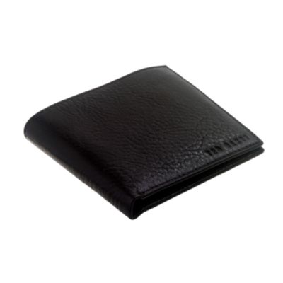 Ted Baker black leather stitch coin wallet - Product number 6410774