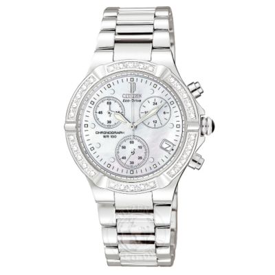 Citizen Eco Drive ladies diamond bezel