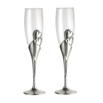 Special Memories Heart Champagne Flute