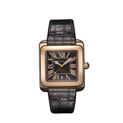 rotary Editions mens rose gold case watch