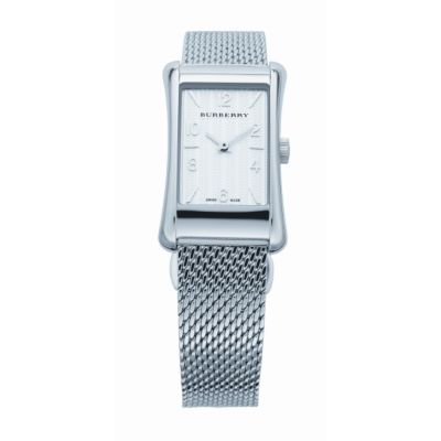 Burberry ladies stainless steel mesh bracelet