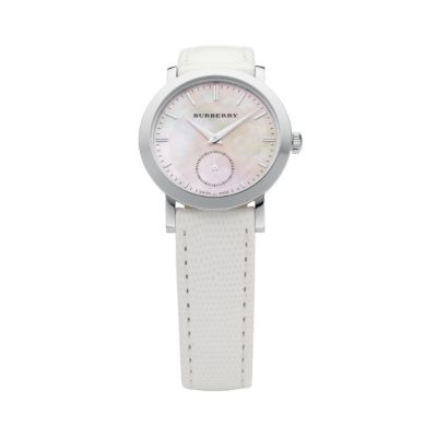 Burberry ladies white leather strap watch - Product number 6417507