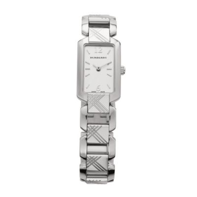 Burberry ladies stainless steel bracelet watch