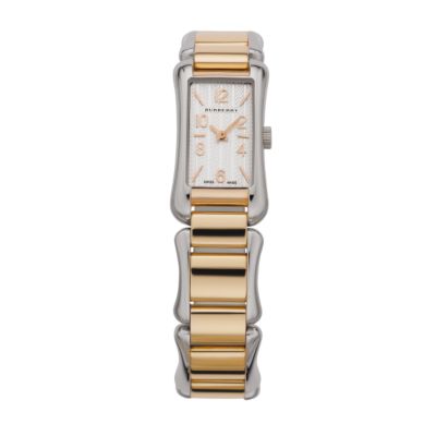 ladies two colour bracelet watch