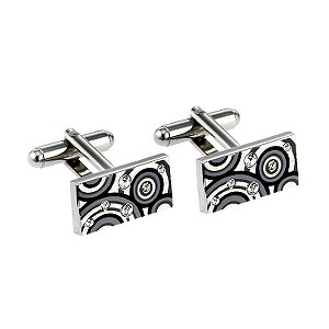 Classic Collection Mens Louis Grey Cufflinks