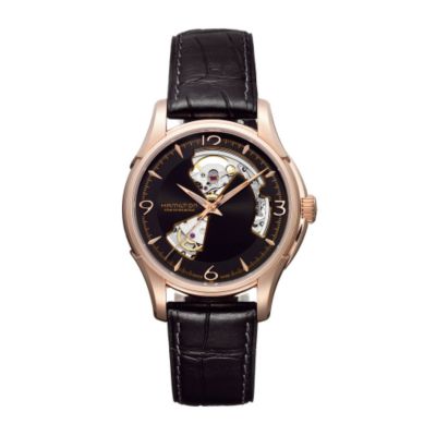 Hamilton Viewmatic mens rose gold watch