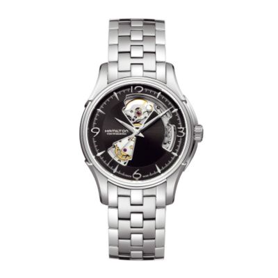 hamilton Viewmatic stainless steel bracelet watch