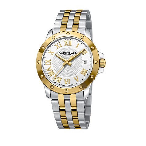 Raymond Weil Tango two colour gold bracelet watch
