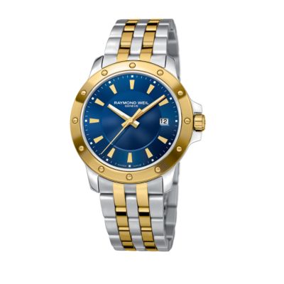 raymond weil Tango two colour gold bracelet watch