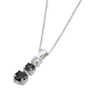 Black White and Grey Cubic Zirconia