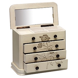 Classic Collection Floral Design Jewellery Box