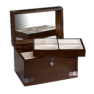 Classic Collection Antique Finish Distressed Chest Jewellery Box